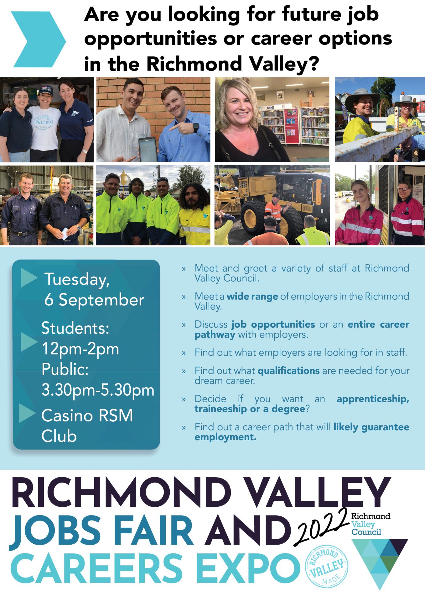 Cadetships, Apprenticeships And Traineeships - Richmond Valley Council